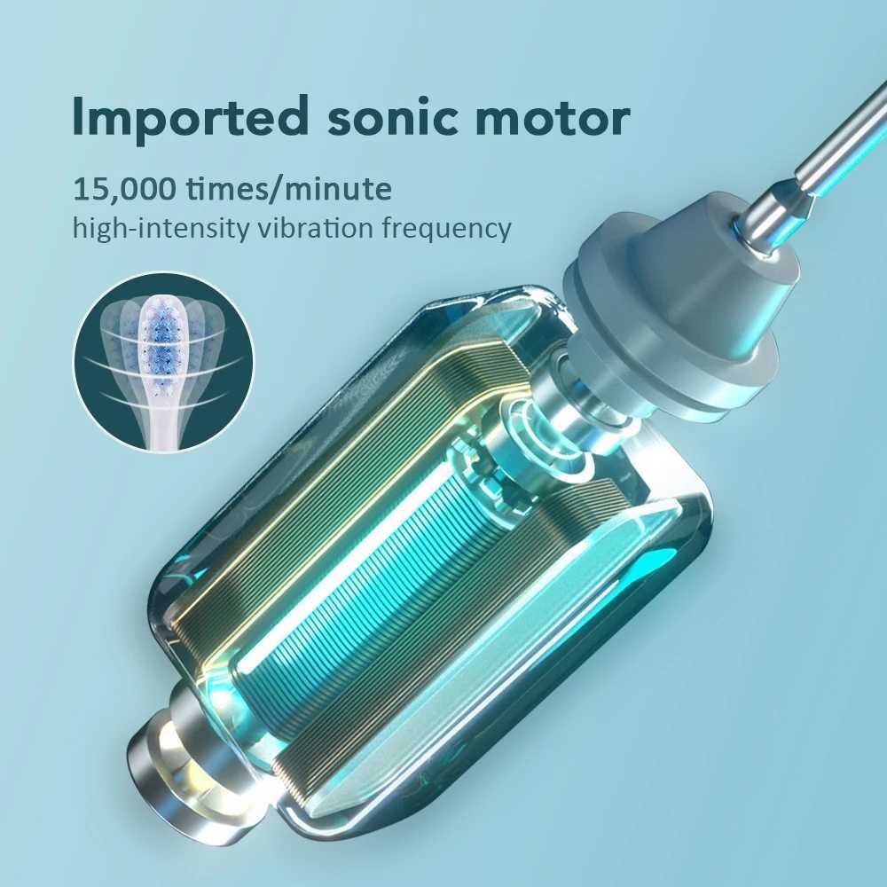 Electric Toothbrush Rechargeable Cleaning Device Portable Teeth Cleaner for Oral Care Teeth Whitening Waterproof Type-C Charging C251121