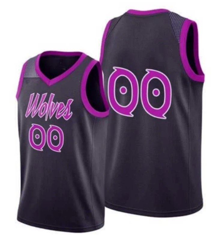 Anthony Edwards Basketball Jerseys MIN Timberwolven Naz Reid Donte DiVincenzo Julius Randle Jaden McDaniels Rudyy Gobert Conley Jaylen Clark Dillingha