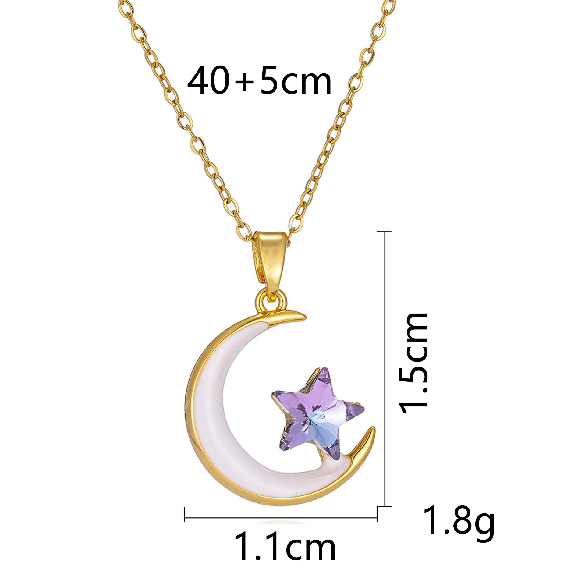 new Planet Womens Necklace Versatile High-end Starry Sky 18k Gold Collarbone Chain ins designer necklace for jewelry woman necklace designer for women - view 7