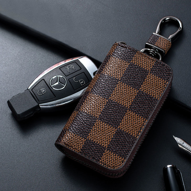 Car Key Protective Case Key Bag Mens Compact Ultra-Small Multi-Functional High-End Leather Case Large Capacity Car Key 2026