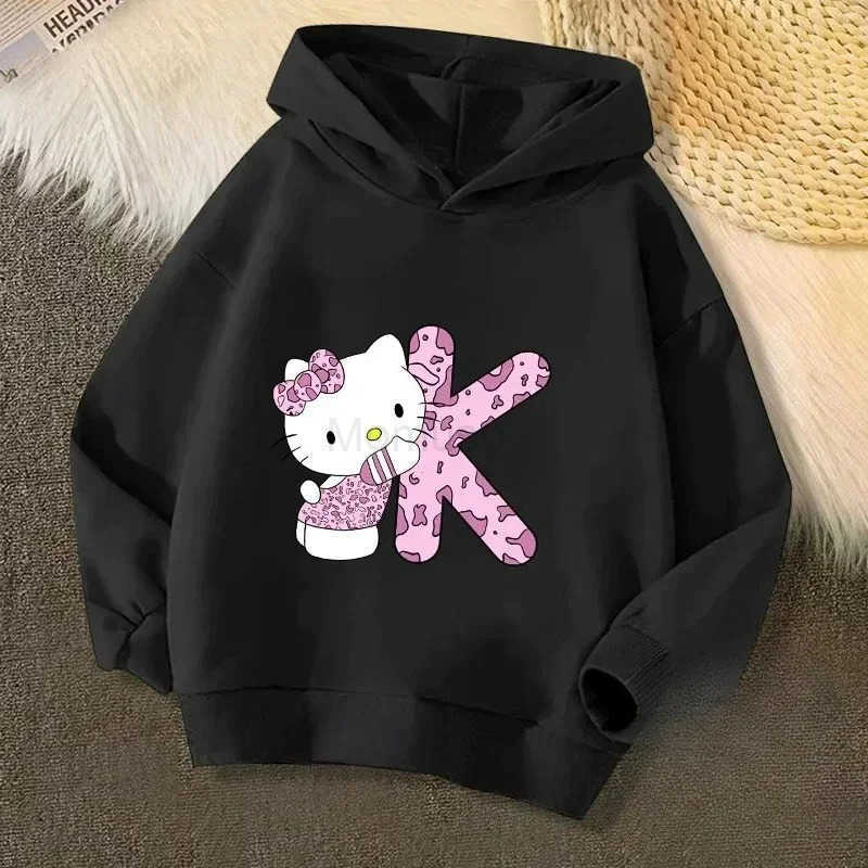 Sanrio Warm Childrens Hoodies for Autumn and Winter Casual Tops for Girls and Boys 2025 New Style Comfortable and Soft Hoodies H251121