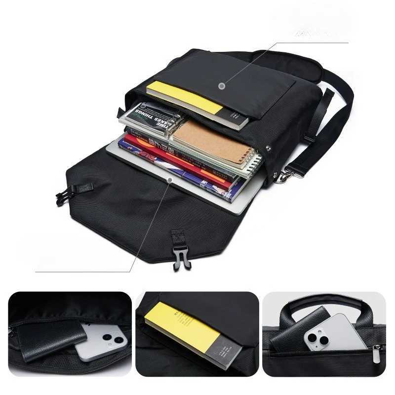 Fashion Casual Mens Crossbody Bag Large Capacity Motorcycle Crossbody Shoder Bag Men Oxford Waterproof Laptop Handbags M Sahels Y251121