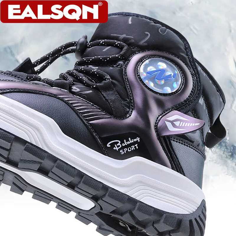 Winter Warm Childrens Sneakers Boys Girls Non-slip Plush Ankle Boots School Kids Comfortable Walking Cotton ShoesW251121