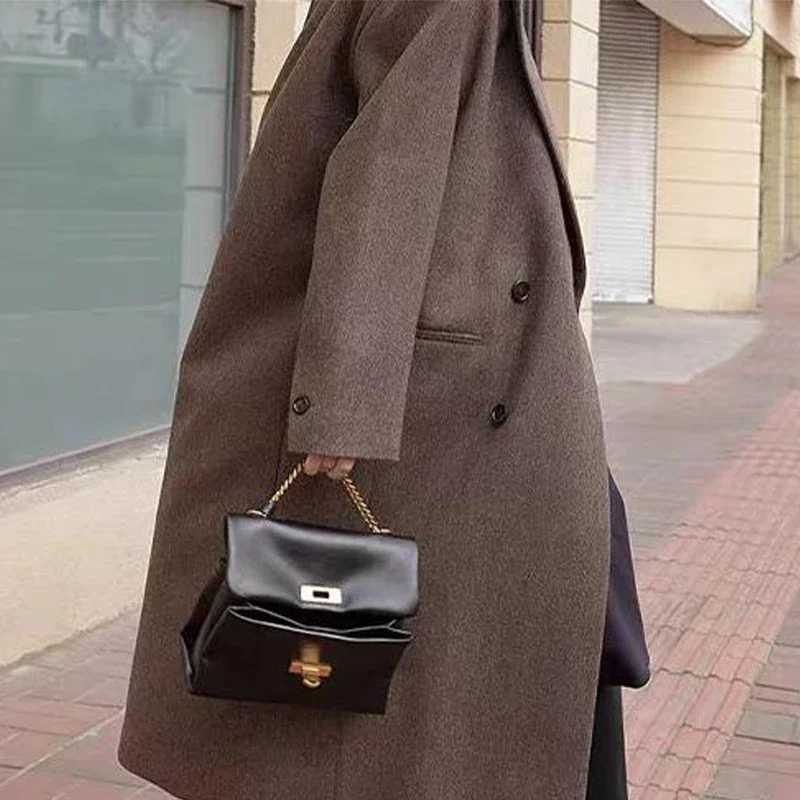 2025 Spring New Rotating Lock Design Crossbody Shoder BagHigh-End Messenger BagElegant Cluth for Wen Y251121