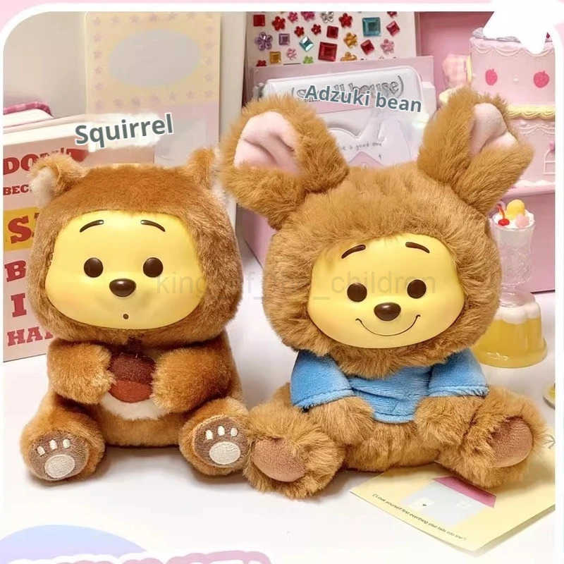 Disney Winnie The Pooh Naughty Party Blind Box Pendant Disney Vinyl Bag Doll Toy Figreen Kawaii Pendant Birthday Christmas Gift W20250423