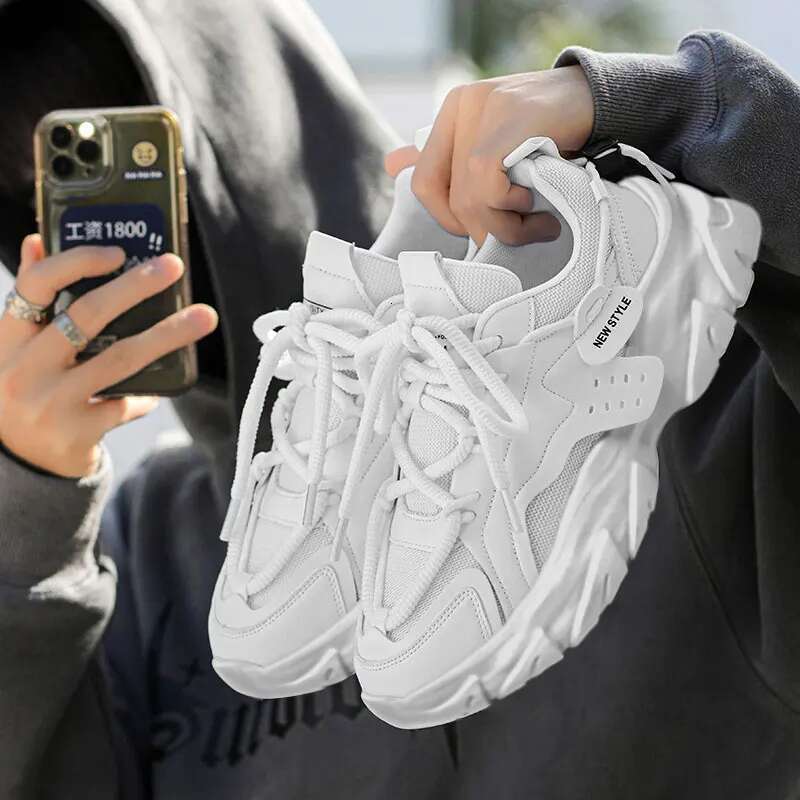 designer sneakers Men's Shoe Breathable Thick Soled Casual Outdoor Running Four Seasons New Tennis Men Soft Soles Comfort Male Sneakers