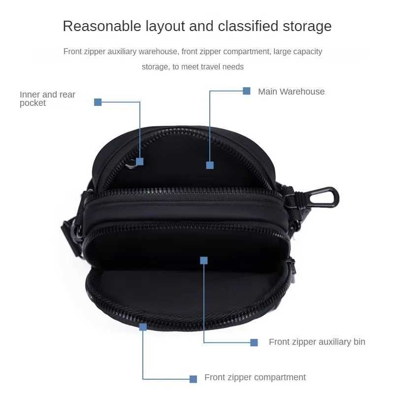 GOLF New Mens Bag Single Shoulder Bag Sports Crossbody Bag Waterproof Oxford Canvas Fashion Small Backpack Fashion LabelT251121