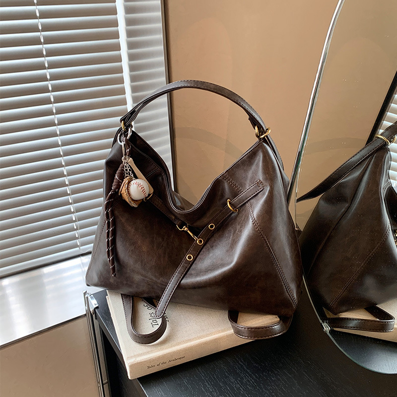 High-end retro large-capacity backpack bag women's autumn and winter new multi-purpose shoulder crossbody bag tote bag