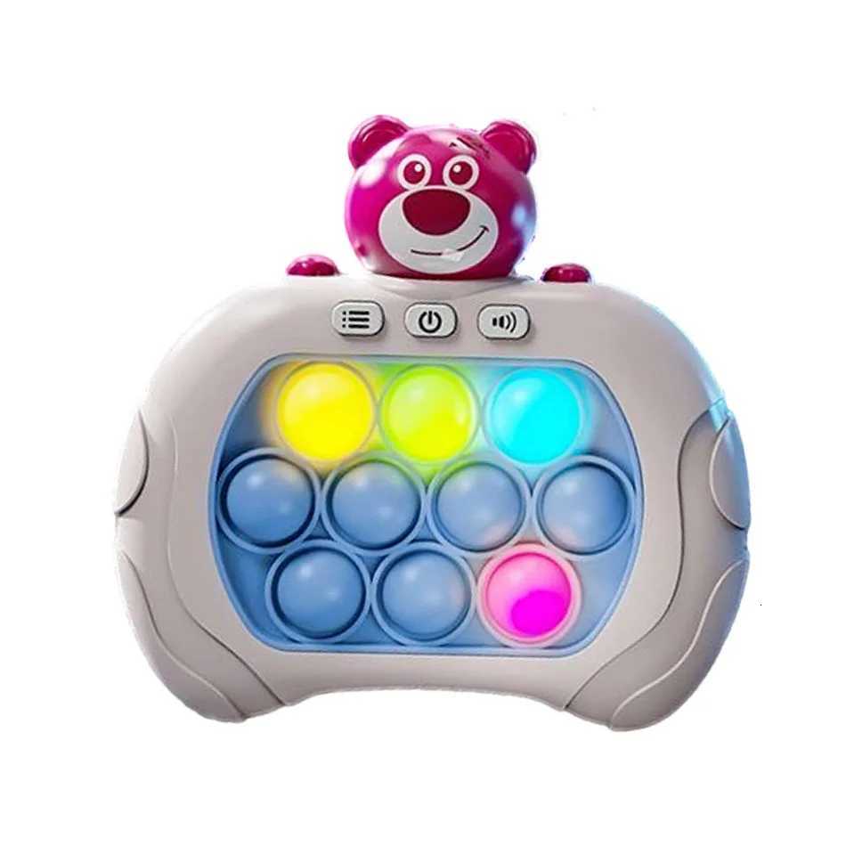 New 9 styles Quick Push Game Pop Up Fidget Bubble Electronic Pop it Pro Game Light AntiStress Toys For Adult Gift 2026 X251121