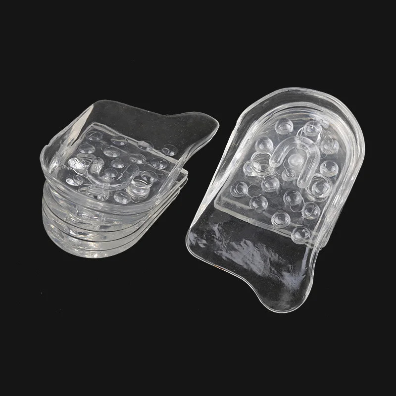 5 Layers Adjustable Taller Insole Silicone Gel Inserts Lift Shoe Pads Inner Height Increase Comfortable Transparant Heel Cushion 251121