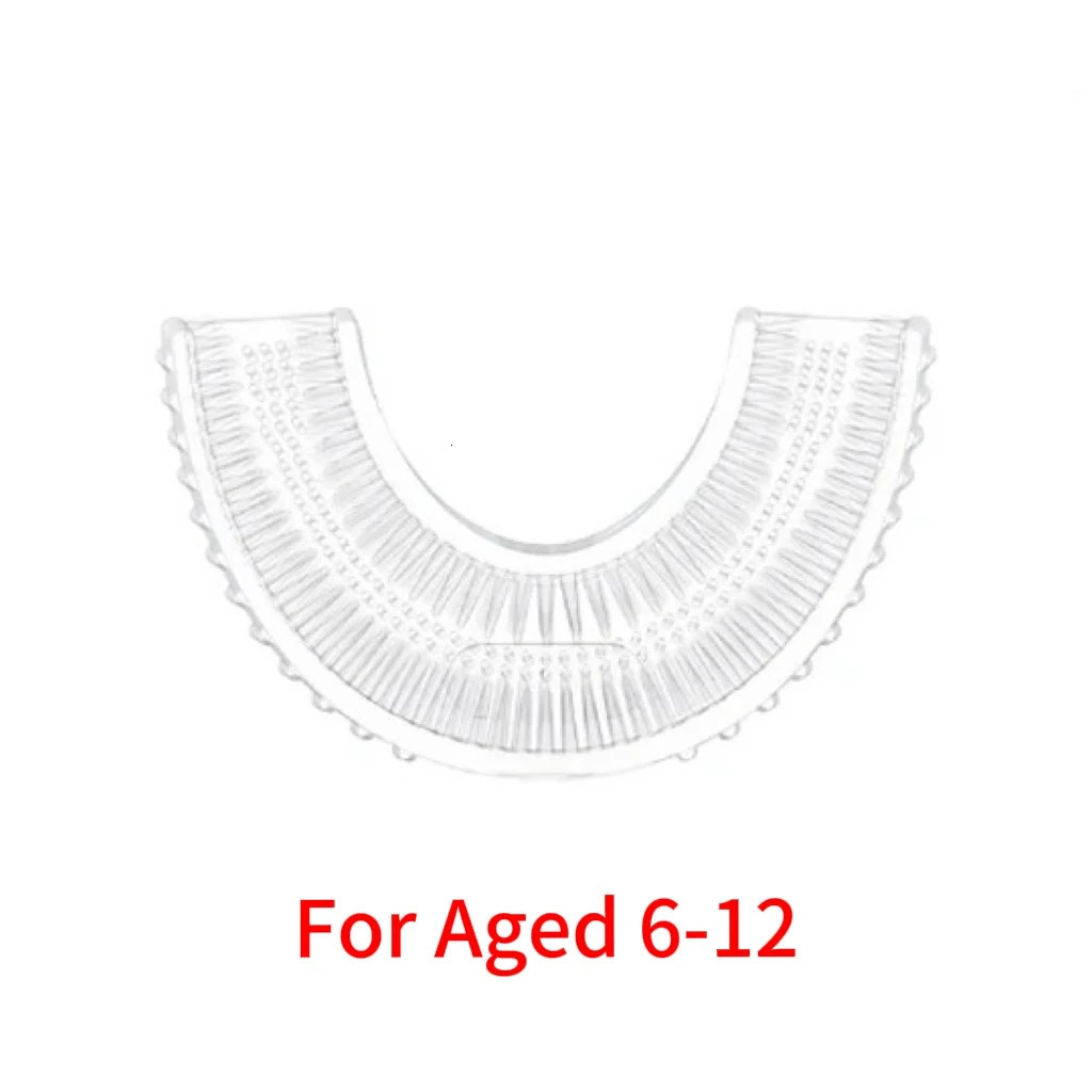 Replacement Toothbrush Heads for Children U-shaped Electric Toothbrush 360 Degrees Kids silicone Toothbrush Accessories Nozzles 251113