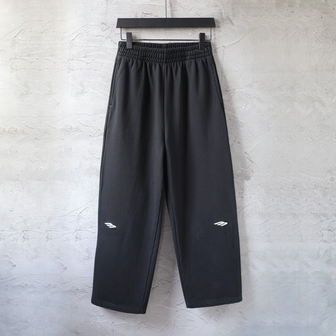 Men's Plus Size Pants Round neck embroidered and printed polar style summer wear with street pure cotton 38u2i