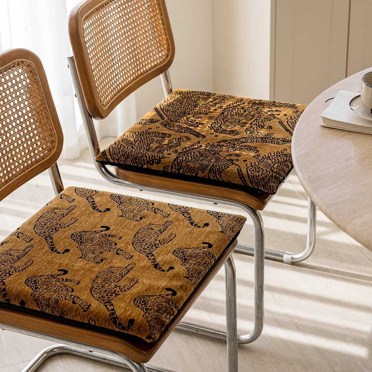 Maillard medieval square chair cushion removable and washable tatami mat bay window seat cushion square pad memory cotton seat c C251121