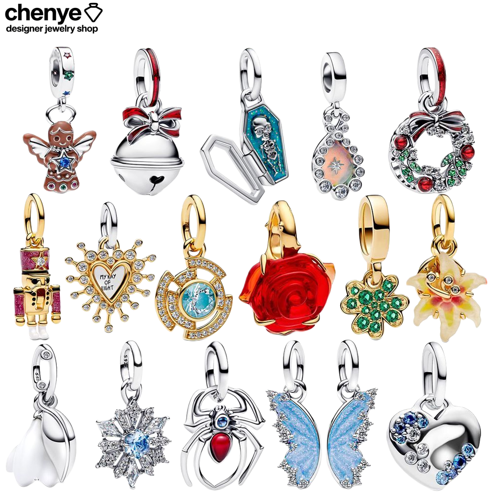 charm bracelet charms Love Rose Golden Sunflower charm for bracelet diy accessories charms