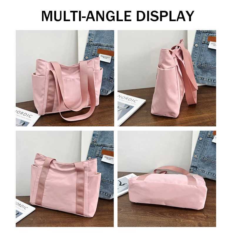 Womens Casual Tote Bag Zipper Closure Multiple Pockets Daily Commuting Bag Womens Shoulder Bag Travel Handbag EtcT251121