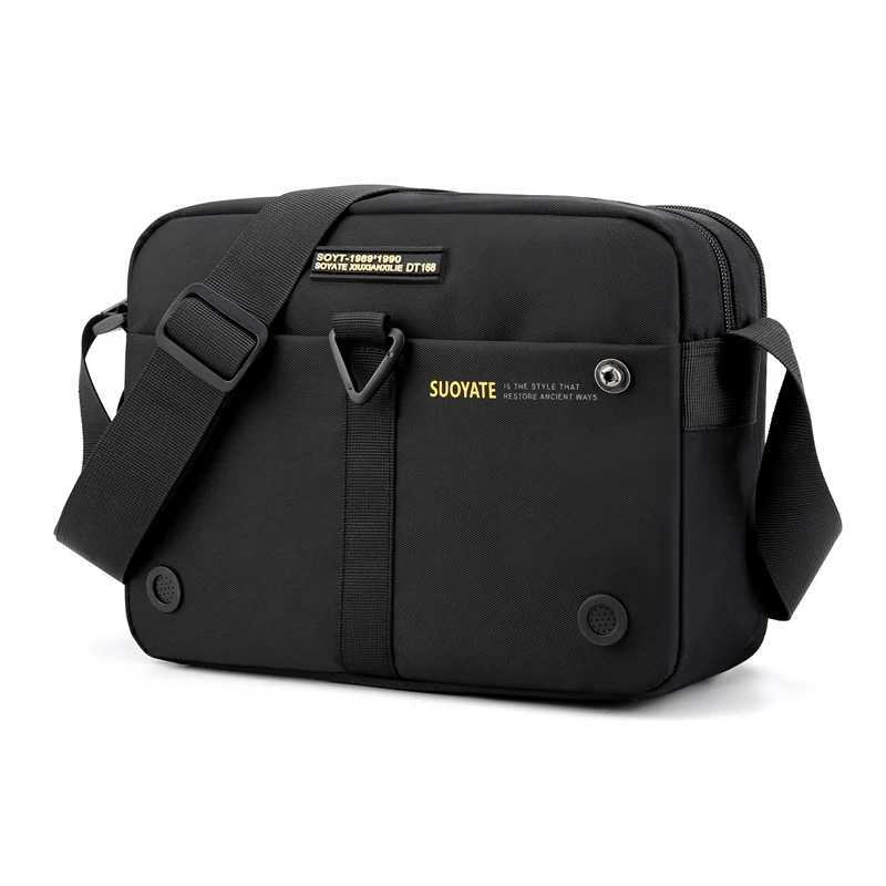 Fashion Mens casual crossbody bag - mti pocket adjustable shoder bag suitable for daily use travel and outdoor activities Y251121