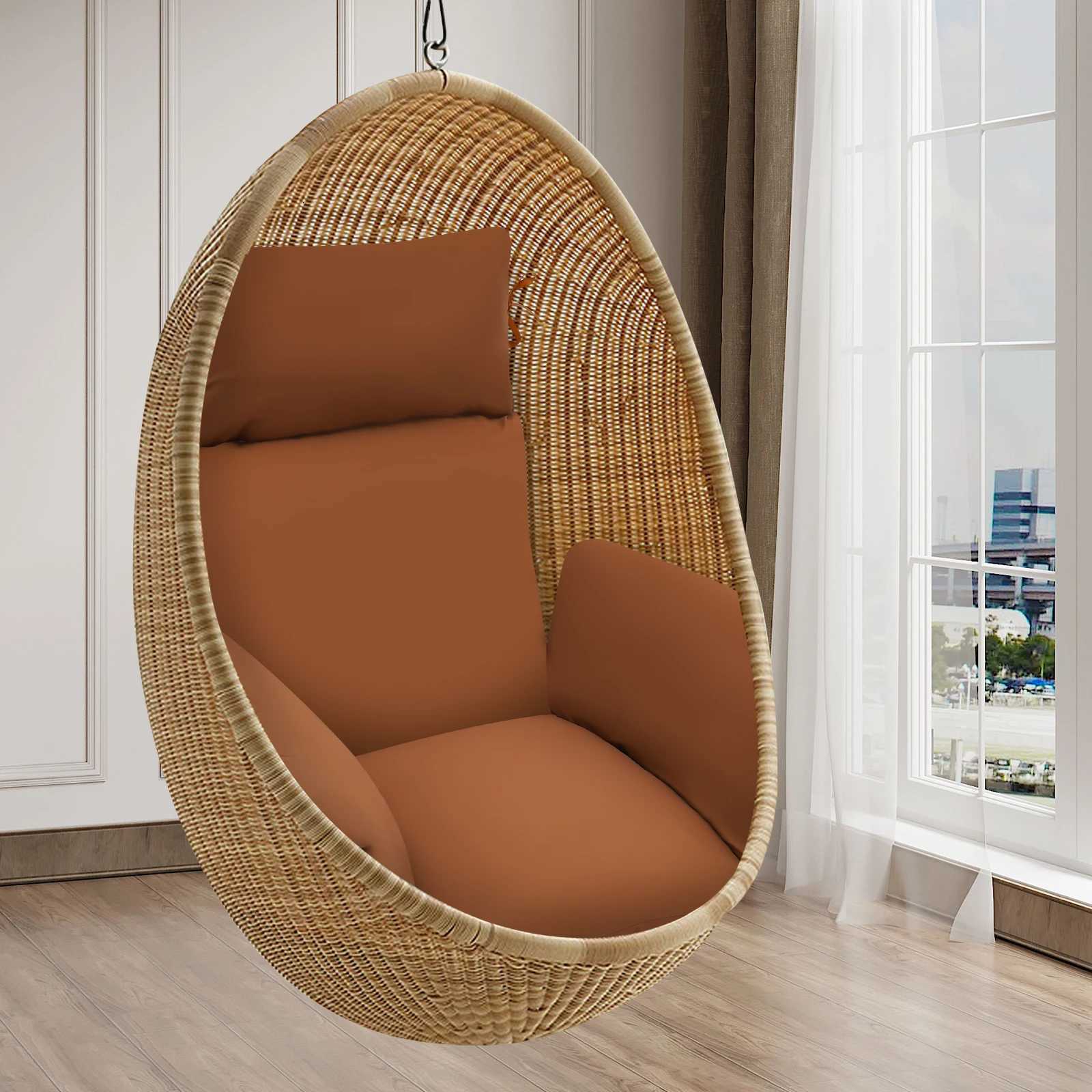 Swing Egg Chair Cushion Hanging Chair CushionsFoldable Cushion with Chairs Pad for Patio/Swing/Hammock Home Accessorie C251121