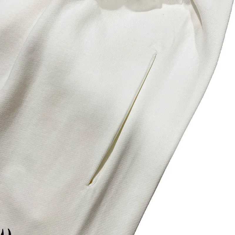 High quality cotton jogging drAWstring vulture YZY retro sports pants mens Russian womens printed gray casual pants X250421