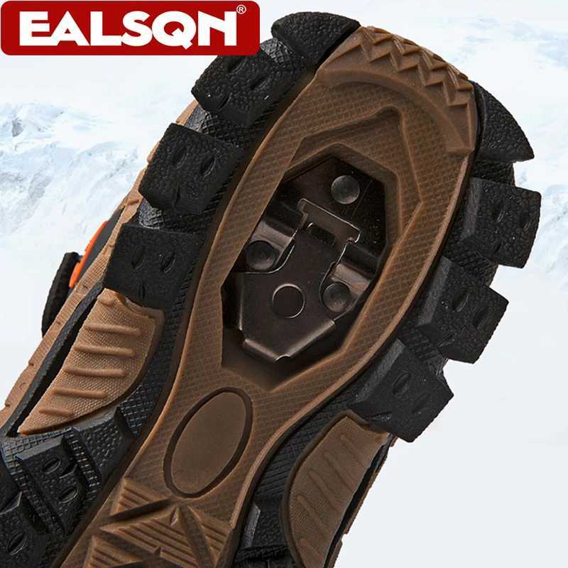 Boys Winter Snow Boots Warm Fleece-Lined Anti-Slip Kids Boots Comfortable Warm School Childrens Walking Cotton ShoesW251121