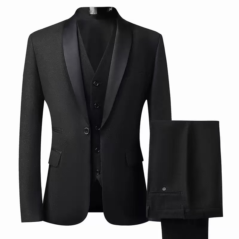 T2421 Premium Western-Style Suit Set for Men, Business Groom and Best Men