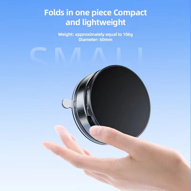 T28 Strong Magnetic Vacuum Suction Car Phone Holder Hands Free Double Sided Phone Mount Holder for All Phones