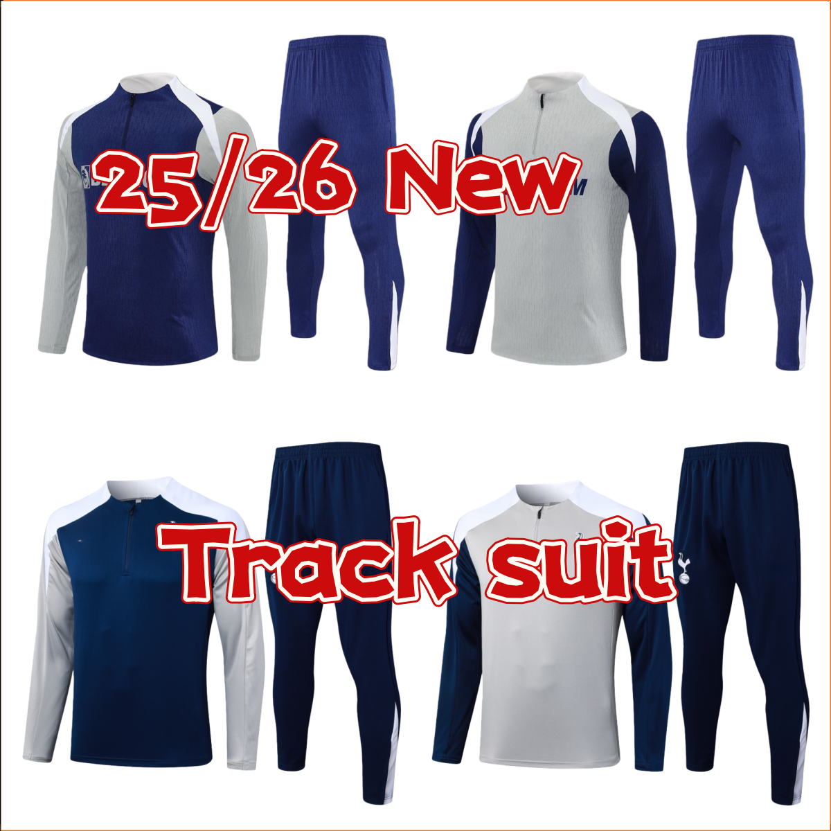 2025 2026 tottenham tracksuit long training shirt long sleeved kit training shirts Tracksuit Sweater sets tottenham men kids