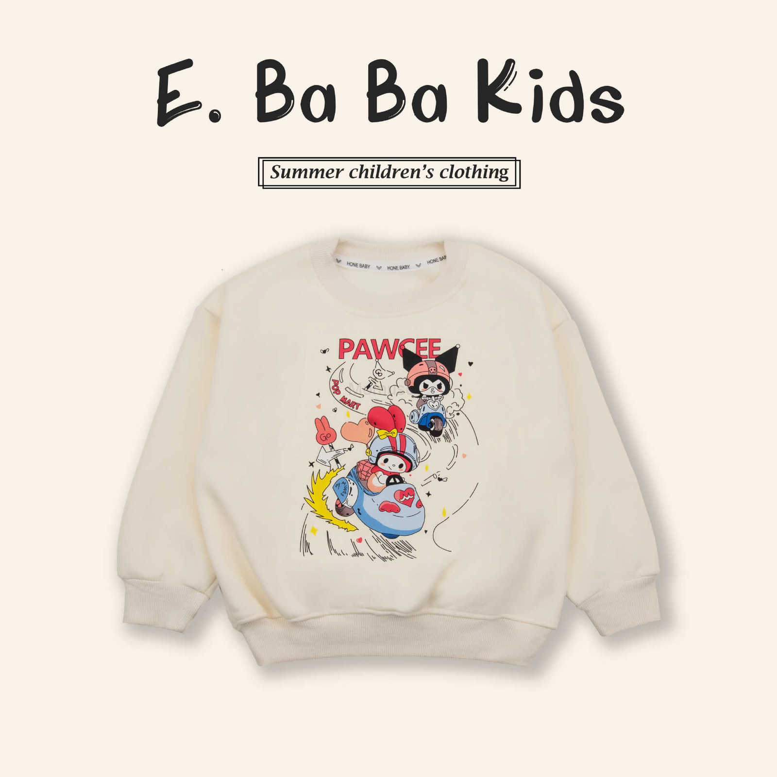 Sanrio Autumn Winter Thickened Fleece Pullover for Girls Kuromi Sweatshirt for Girls Cartoon Loose Long Sleeve Warm Top H251121