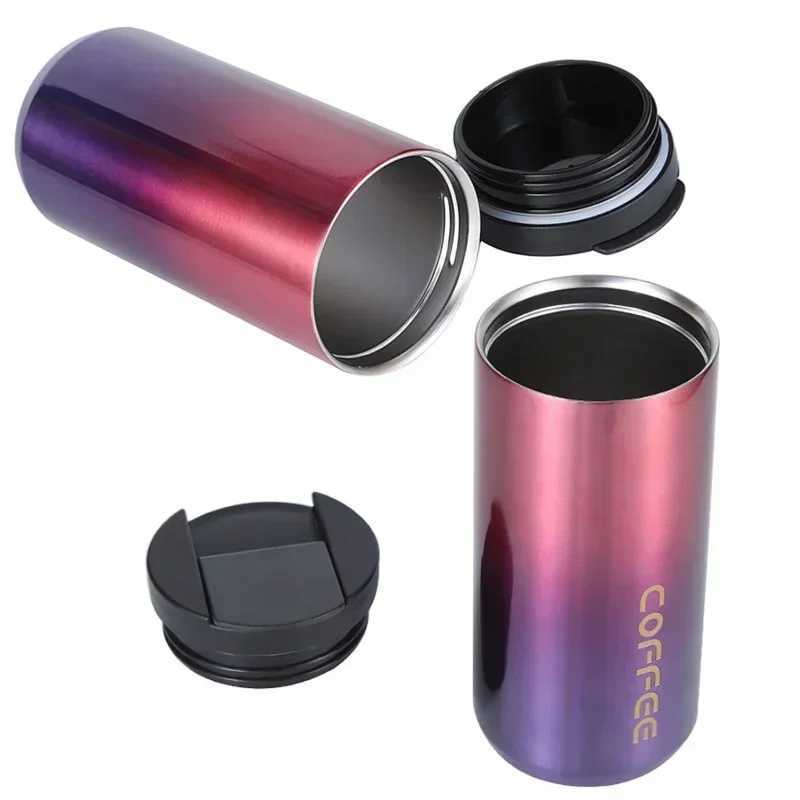 1Pc 350ml/500ml Double Stainless Steel 304 Coffee Mug Leak-Proof Thermos Travel Thermal Cup Thermosmug Water Bottle for Gifts L251121F9N1 W260226