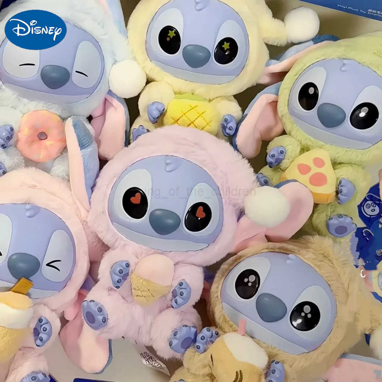 Disney Nwe Disney Sewing Bedtime Eating Series Vinyl Blind Box Pendant Cute Doll Mystery Box Toy Adult Gift W20250423