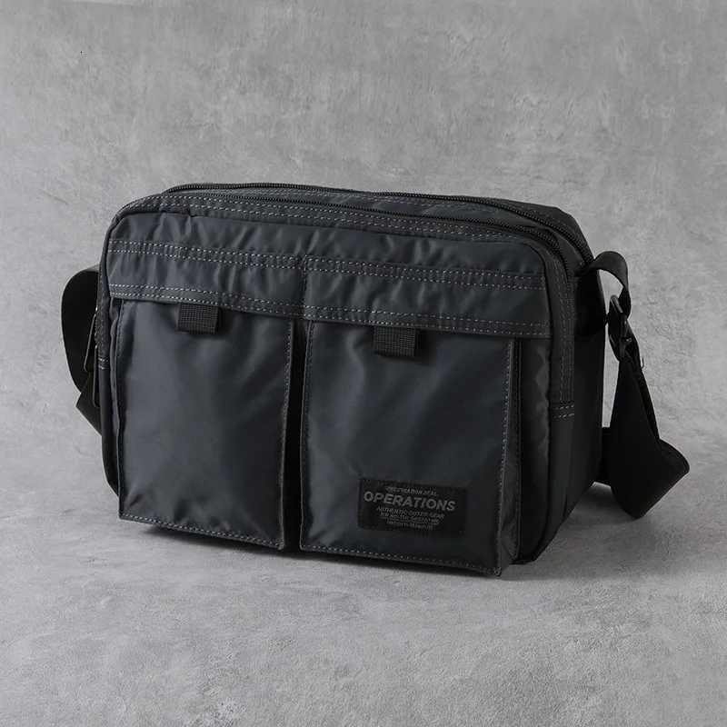 Fashion Japanese style Square Messenger Bag with Mtiple Pockets for Mens Daily Cmute and Casual Outings bag for men bolso hbre Y251121