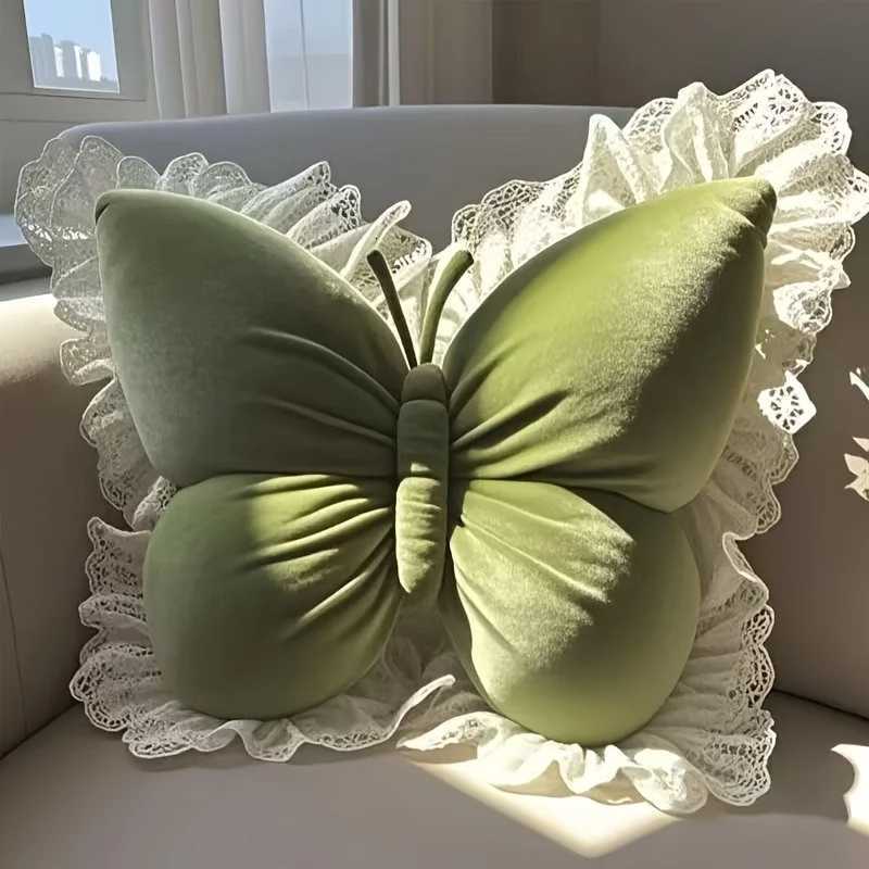 Butterfly-shaped throw cute cushion for bedroom sofa home decor novelty item C251121