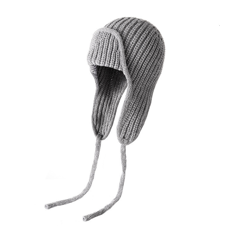 Winter Skullies Cute Women Crochet Knitted Hat Costume Beanie Hats christmas Gift Hip-hop Cap 240111 - view 4
