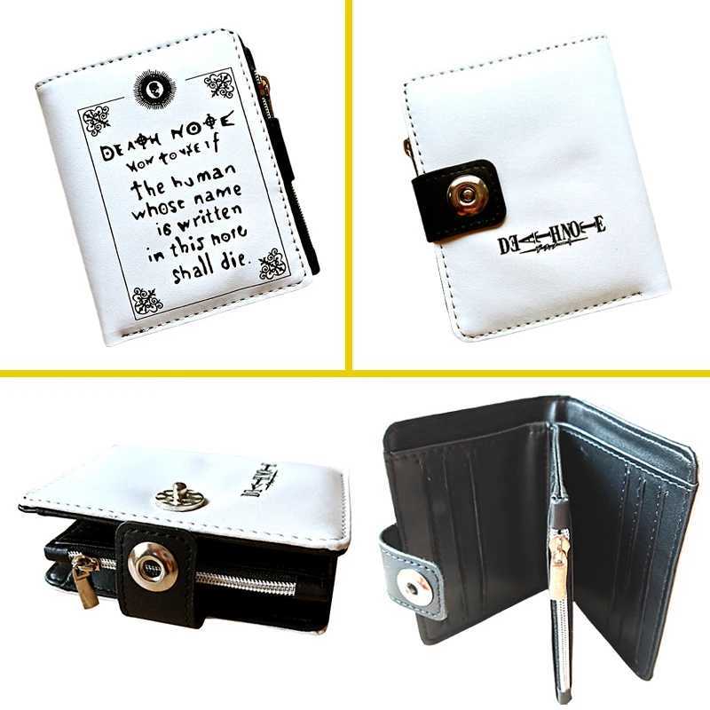 Death Note Animation Black PU Leather Short Wallet Card and Coin Wallet Boy and Girl Gifts W250419