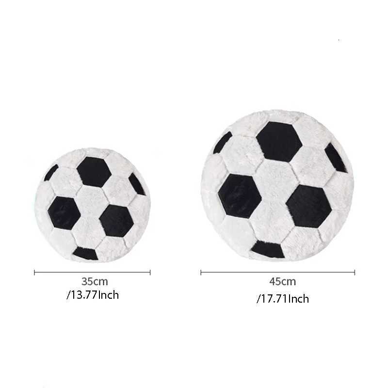 Creative Football Plush Fan Cushion Boyfriend Football Cushion Home Decoration Sports FanCute Soccer Shaped C251121