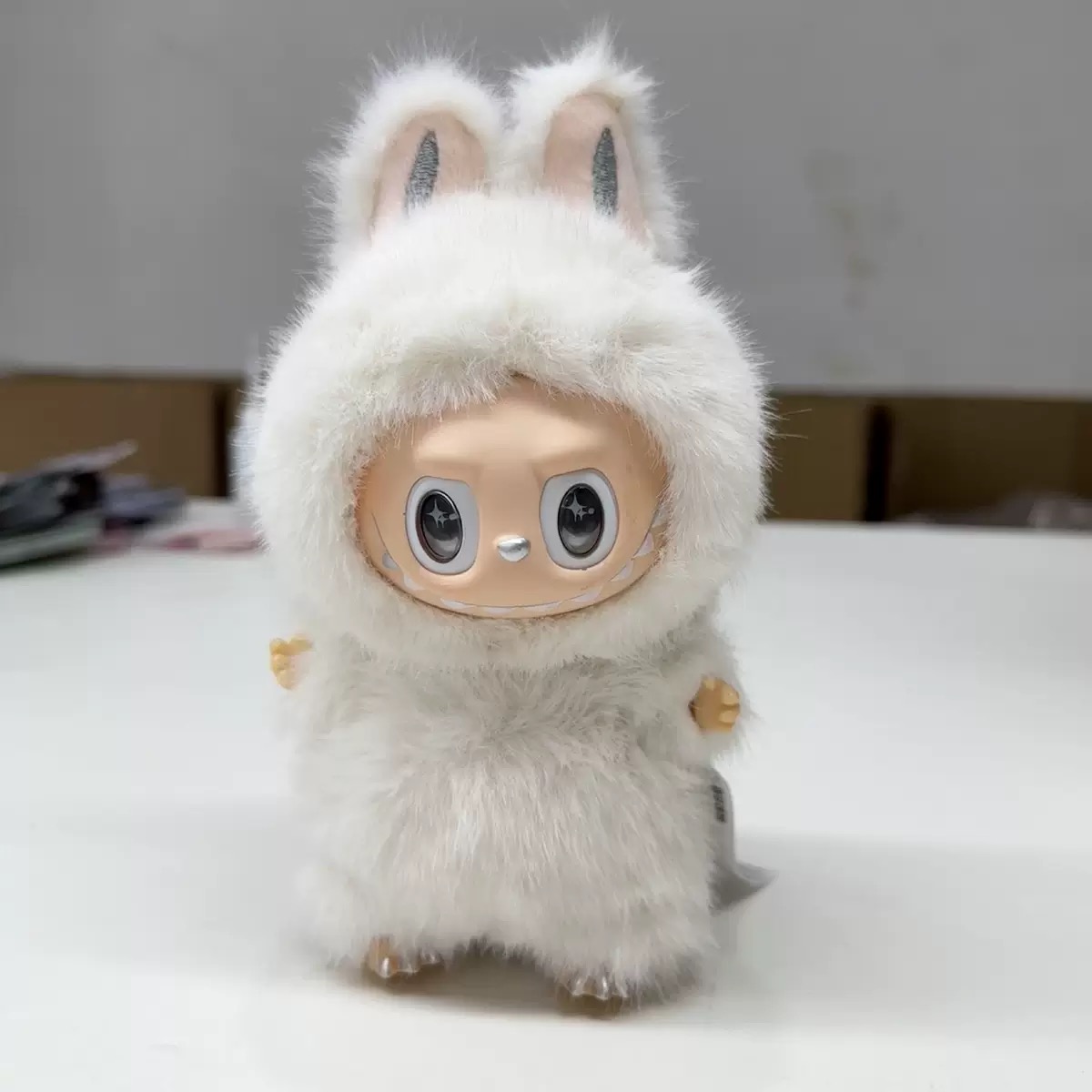 Zimomo Chief Angel Labubus In Clouds Large Vinyl Face Doll Big Baby ChildrenS Toy Festival Birthday Gift 20cm