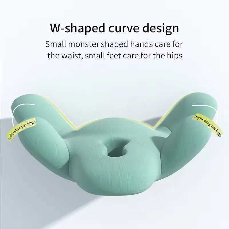 Memory Foam Office Lumbar Support Back Rest Cushion For Car Chair Relieve Back Pain Car Seat Waist Cushion Soft C251121