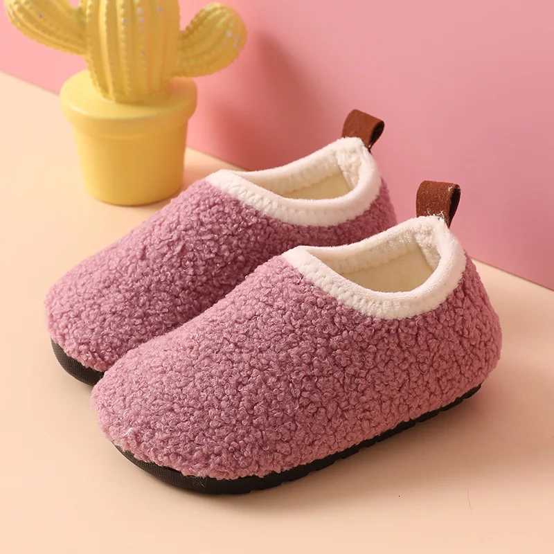 Evshine Curly Plush Children Shoes Super Warm Boys Girls Cotton Shoes Comfortable Casual Fuzzy Shoes Non-Slip Kids Cotton ShoesW251121