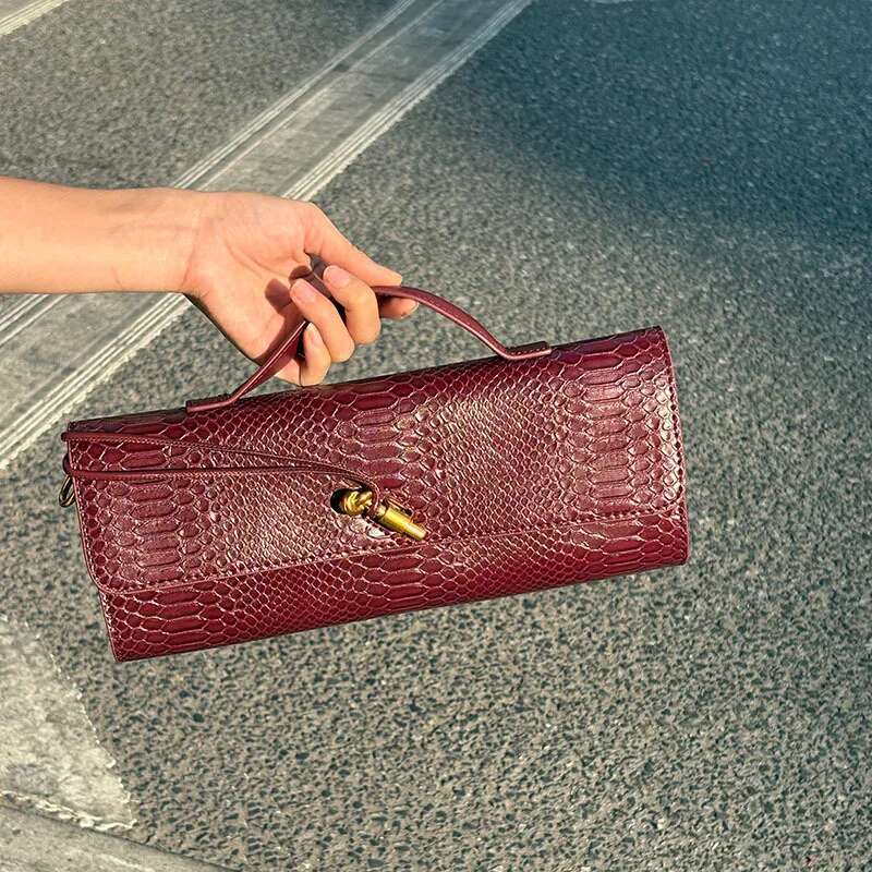 Large Capacity Women's Handbag Fashion Crocodile Pattern Square Lady Purse Shoulder Messenger Female Casual Tote Bag - view 4