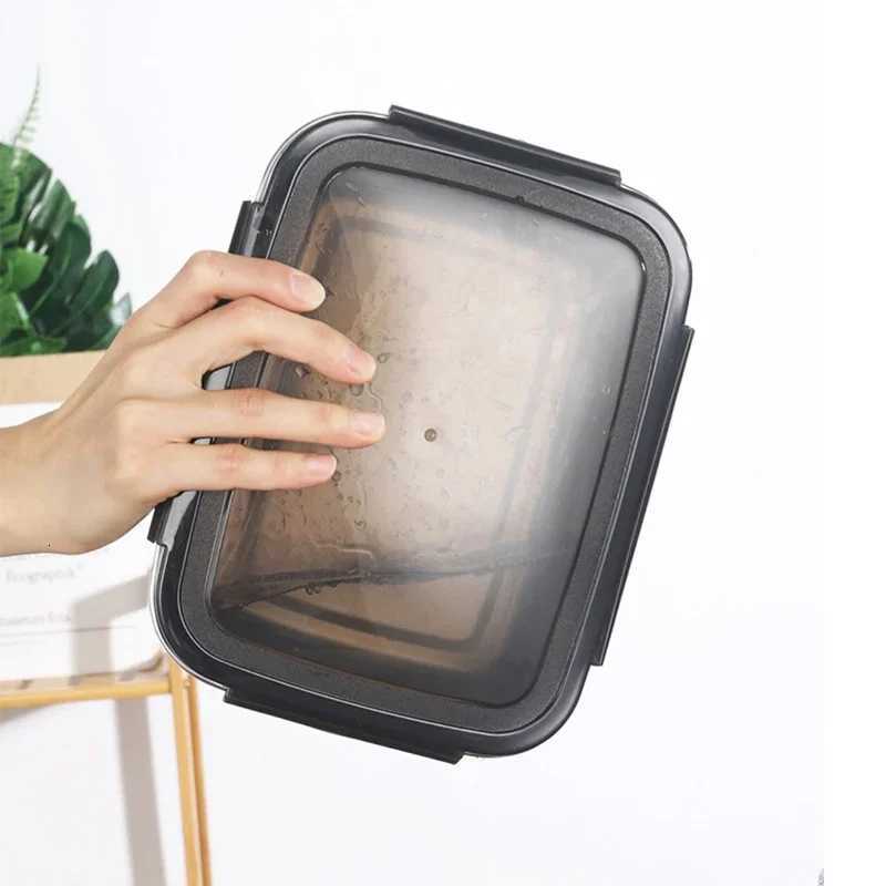 1x 304 Stainless Steel Lunch Bento Box Family Refrigerator Food Storage Containers Portable Outdoor Lunch Boxes 7 Sizes ChoiceM251121