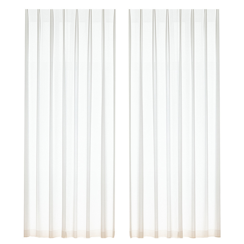 A662 simple anti-scratch diamond gauze curtain light-transmitting and elegant balcony living room bedroom bay window anti-hook and anti-cat claw white
