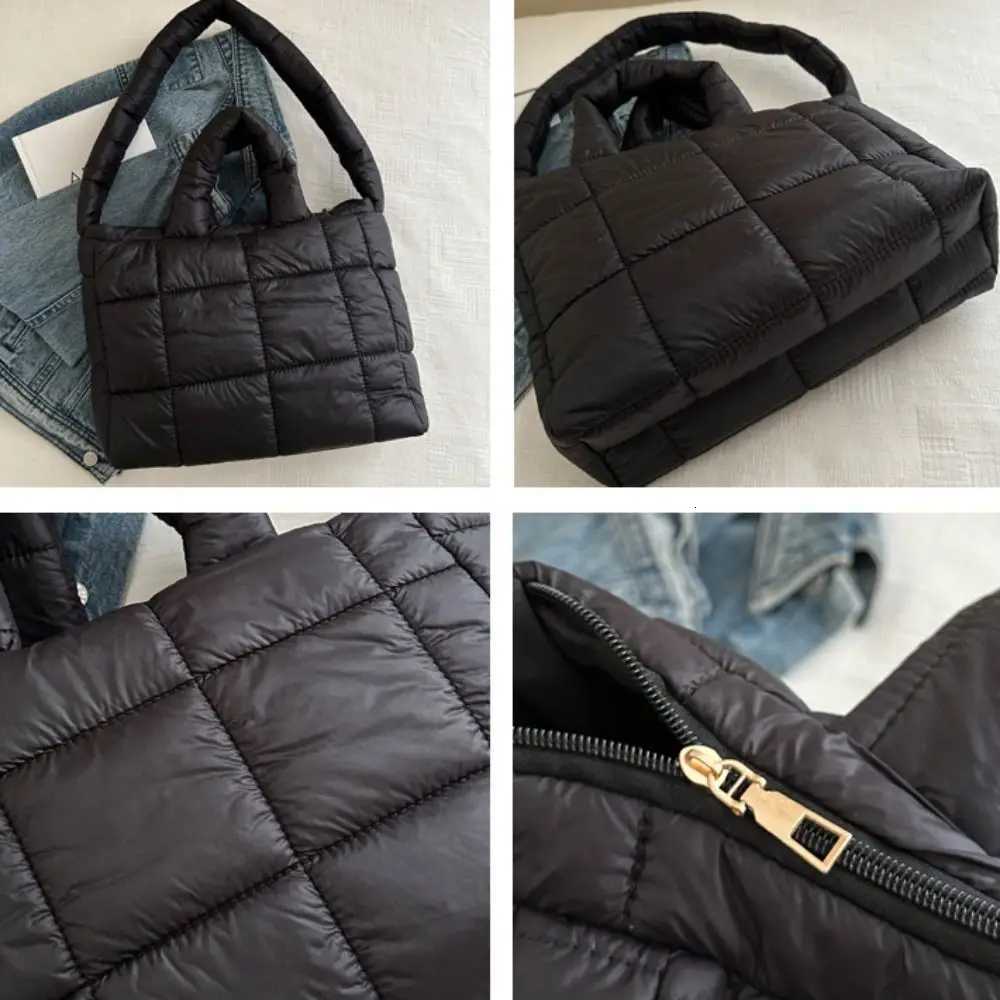 Simple Nyl Space Cott Handbag Padded Large Capacity Cloud Tote Bag Handle Cmute Puffy Shoder Bag Daily Y251121