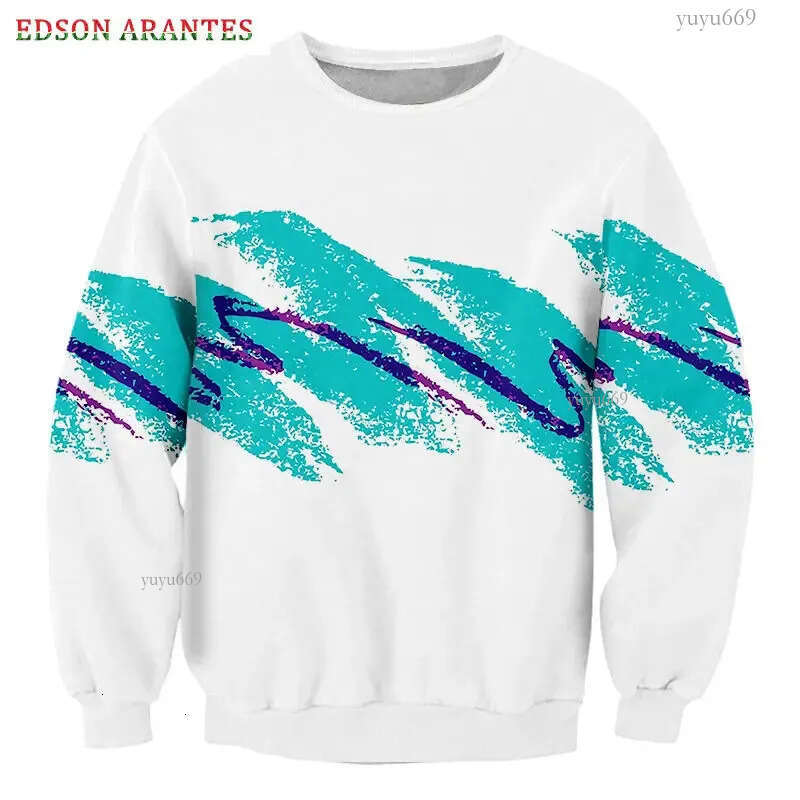 Women's Hoodies Sweatshirts Novelty Men Women Baggy Sweatshirts Vintage 3d 90s Jazz Cup All Over Print Pullover Tracksuits Custom Unisex Clothes 