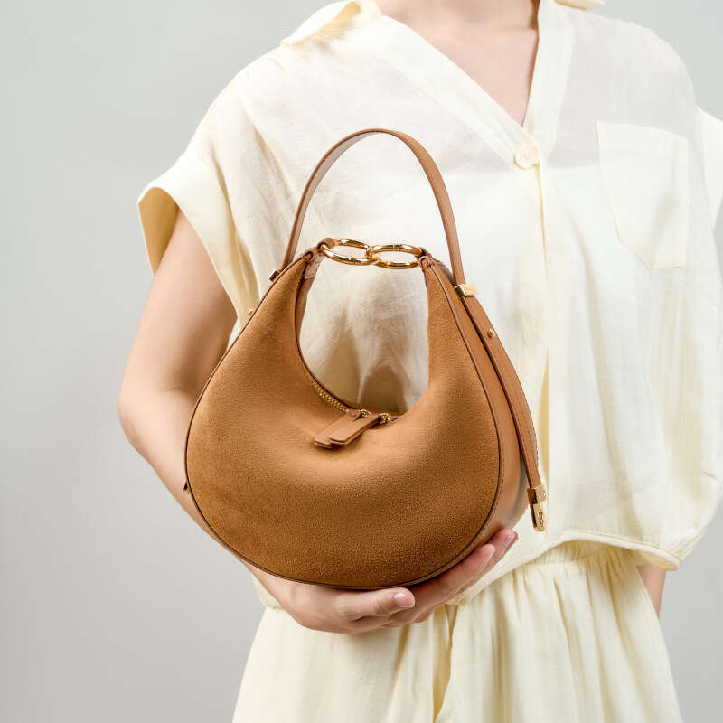 Luxury Bags Designer Minority Crescent Underarm Shoulder Bags High-end New Women's Commuter Large Capacity Leather Simple Hobo Tote