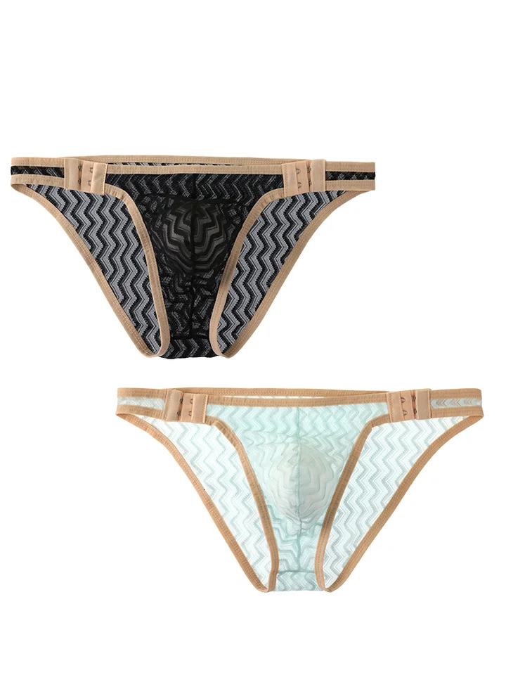 Sexy mens underwear with adjustable waistband breathable fabric youthful and comfortable summer ice silk light 250417