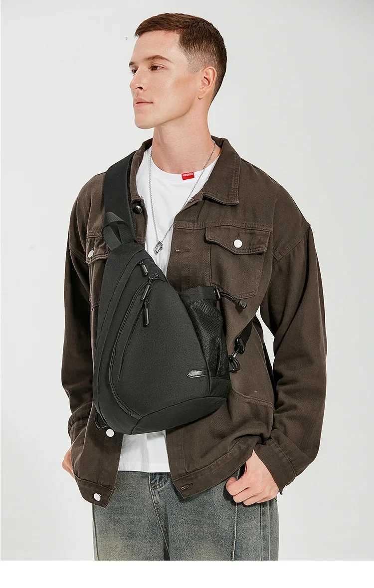 Fashion New Mens Waterproof Ch Bag Young Peoples Crossbody Bag Large Capacity Mtifunctial Sports and Leisure Travel Bag Y251121