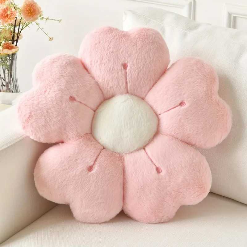 Flower-Shaped Plush Throw - Comfortable and Cute Mattress and Sofa Decor Cushion Chair Cushion floor cushion C251121