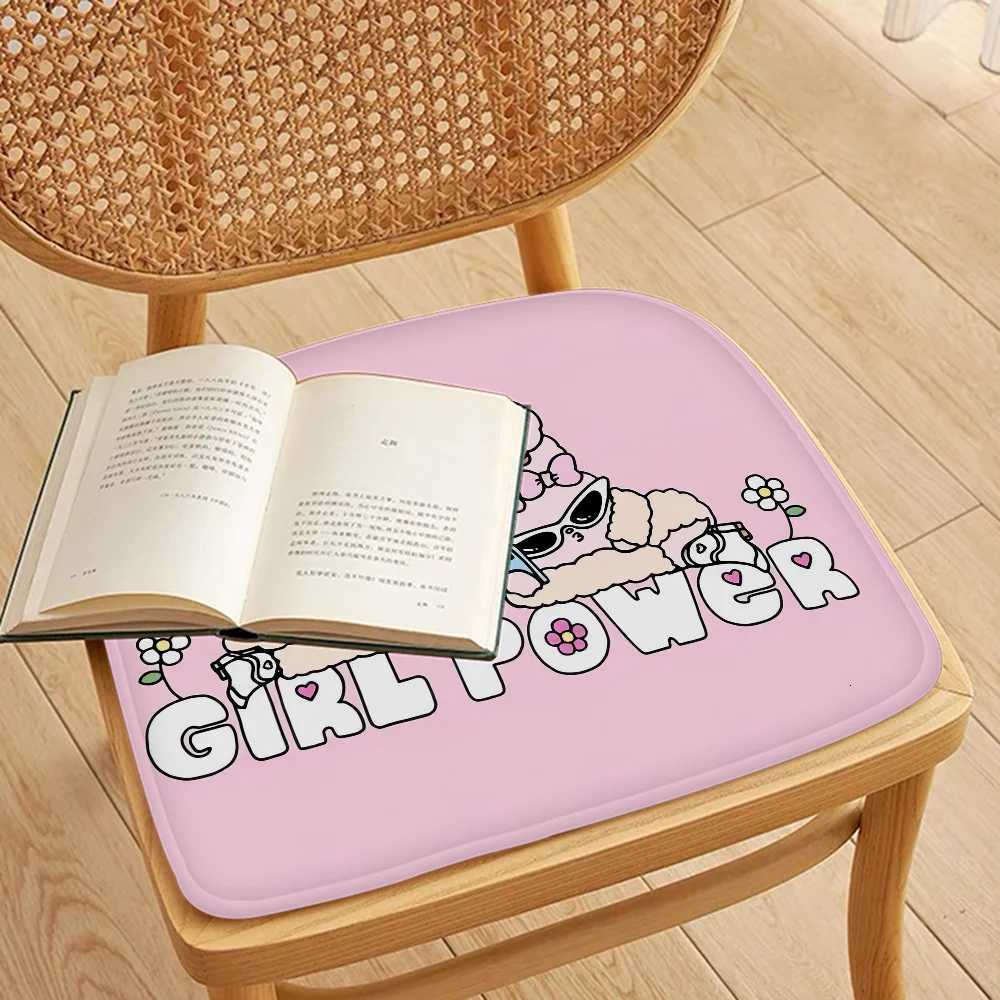 Cute Pink Esther Bunny Decorative Chair Mat Soft Pad Seat Cushion For Dining Patio Home Office Indoor Outdoor Garden Sofa Decor C251121