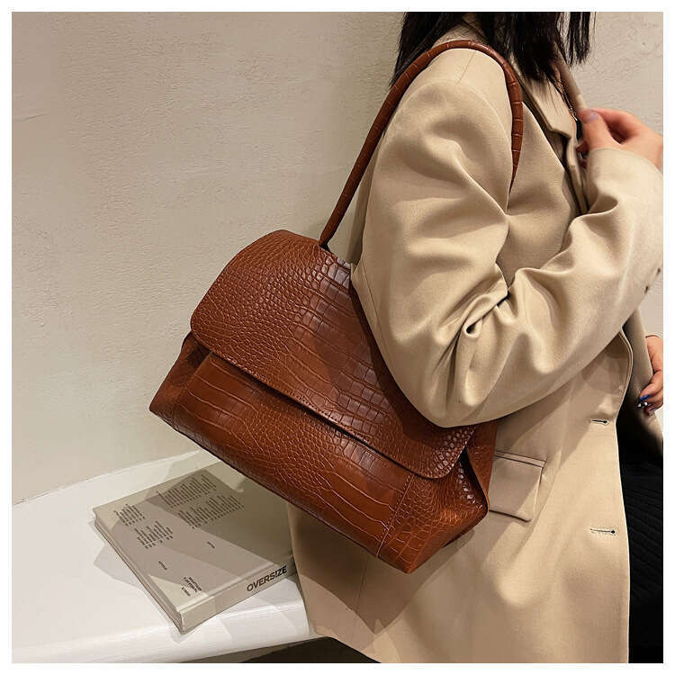 Designer Bags Vintage Style Soft PU Leather Tote Bags For Women New Large Capacity Crossbody Shoulder Bag Casual Totes For Female Shopper