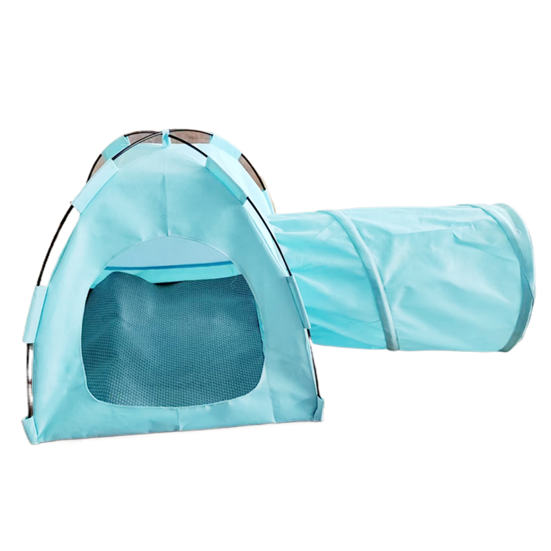 Portable All-Purpose Dog & Cat Enclosure with Interactive Tunnel for Outdoor Play