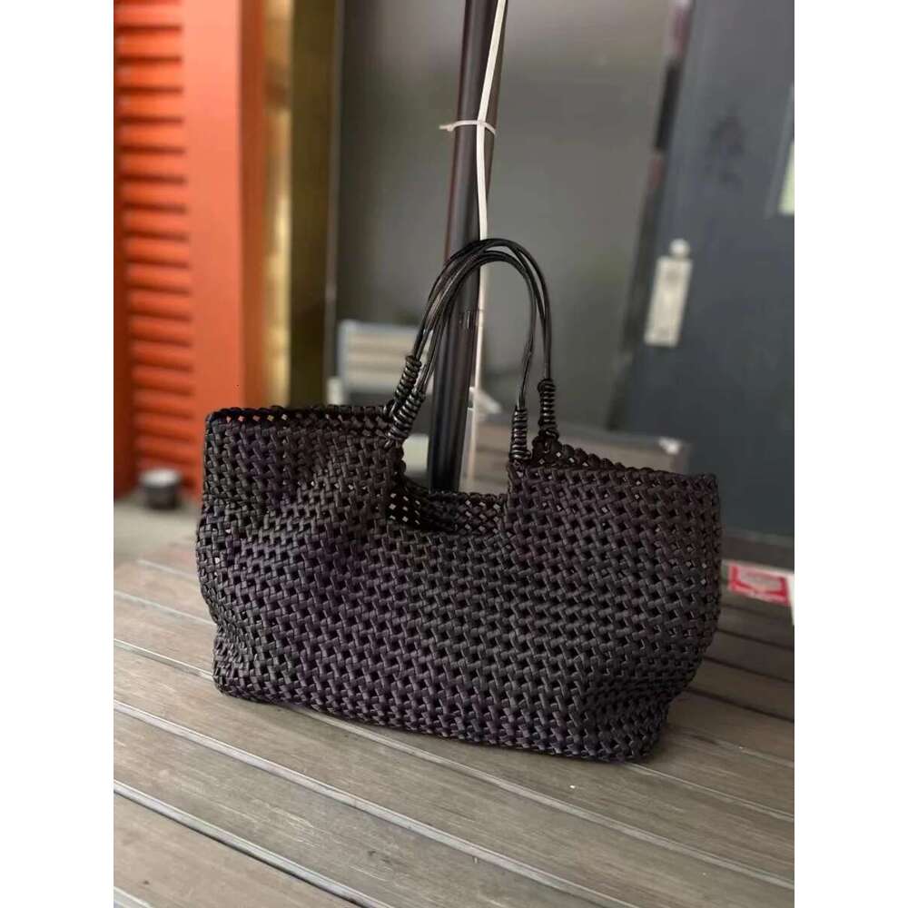 Large Capacity Tote For Women Designer Brand Mesh Woven Shoulder With Purse Fashion Trend Beach Bag